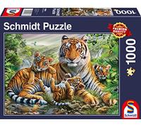 Schmidt Jigsaw Puzzle – Tigers and Puppies – 1000 Pieces – Ages 12+ – Multicoloured
