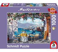 Schmidt Spiele 59396 59396-Sam Park Rendez-Vous on Mykonos Jigsaw Puzzle, 1000 Pieces, Multi-Coloured