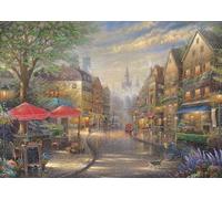 Schmidt Spiele 59675 Thomas Kinkade, Cafe in München, 1000 Stück Puzzle