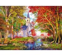 Chapel in the Magic of Autumn