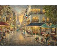 Schmidt Spiele 59798 Picturesque Paris Thomas Kinkade Wooden Puzzle 1000 Pieces