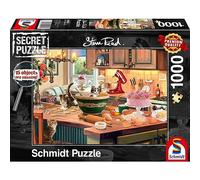 Schmidt Spiele 59919 Secret Puzzle at Kitchen Table 1000 Pieces Multi-Coloured