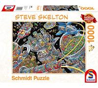 Schmidt Spiele 59967 Steve Skelton Space Colony 1000 Piece Jigsaw Puzzle