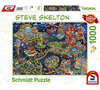 Schmidt Spiele 59968 Steve Skelton Crazy World Jigsaw Puzzle 1000 Pieces