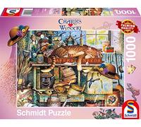 Schmidt Spiele 59992 Charles Wysocki Remington The Gardener 1000 Piece Jigsaw Puzzle, Multi-Colour, One Size
