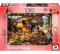 Schmidt Spiele 59994 Charles Wysocki, Max in the Adirondacks Mountains, 1000 Pieces, Multi-Coloured