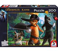 Schmidt Spiele Bereit für ein Gefecht, 200 Teile: Kinderpuzzle Der gestiefelte Kater