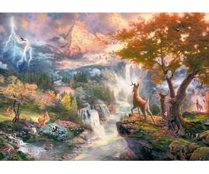 Schmidt Spiele CGS_59486 Thomas Kinkade: Disney - Bambi Puzzle, Multicolor