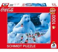 Schmidt Spiele | Coca Cola: Polar Bears (1000pc) | Puzzle | Ages 12+