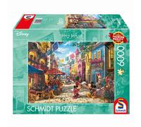 Schmidt Spiele Disney Mickey Thomas Kinkade:-& Minnie In Mexico () Puzzle 6000 Pieces Multicolor Kids