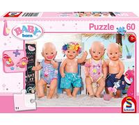 Schmidt Spiele Puzzle 56298 Baby Born, In Summer, 60 Pieces, Children's Puzzle, Colourful