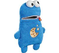Schmidt Spiele Sesame Street Cookie Monster arti, Schmidt 42548 Worry Eater, Cookie Monster from Sesame Street, Plush Figure, 30 cm, Single, Normal, Blue