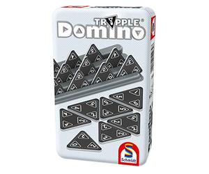 Schmidt Spiele SSP51282 Tripple Domino in Metal Tin