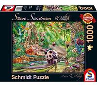Schmidt Spiele | Steve Sundram: Asian Wildlife (1000pc) | Puzzle | Ages 12+