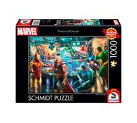 Schmidt Spiele The Avengers Marvel Thomas Kinkade: Puzzle 1000 Pieces