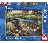 Schmidt Spiele | Thomas Kinkade: Disney Alice in Wonderland 2021 edition (1000pc) | Puzzle | Ages 12+