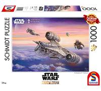 Schmidt Spiele | Thomas Kinkade: Disney Star Wars The Mandalorian - The Escort (1000pc) | Puzzle | Ages 12+