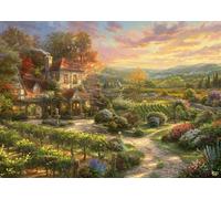 Schmidt Spiele | Thomas Kinkade: In the Vineyards (2000pc) | Puzzle | Ages 12+