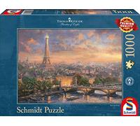 Schmidt Spiele, Thomas Kinkade: Paris, City of Love (1000pc), Puzzle, Ages 12+, 2. Scenic Settings