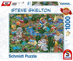 Schmidt, Steve Skelton: Getting away from it all (1,000 Pieces), Jigsaw Puzzle, Ages 14+, 1+ Players