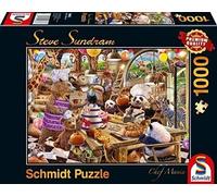 Schmidt Steve Sundram Chef Mania 1000 Piece Jigsaw Puzzle