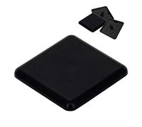 SCHMIDT systemprofile 10x Cover Caps, 40 x 40 mm, Aluminium Profile Cap, Profile End Cap, Profile Cover Cap, Plastic, Black