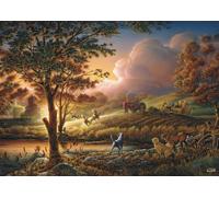 Schmidt Spiele 58544 Sun Gold Over Mature Fields, Terry Redlin, 1000 Piece Puzzle