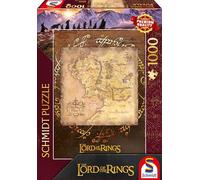 Schmidt Spiele 58551 58551 58551 - Mr Ringe - Middle Earth - 1000-Piece Jigsaw Puzzle - Multicoloured