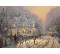 Schmidt Thomas Kinkade A Holiday Gathering Jigsaw Puzzle (1000 Pieces)