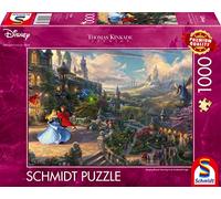 Kinkade Disney Sleeping Beauty Dancing in Enchanted Light Jigsaw Puzzle 1000 Pce