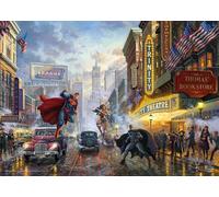 Schmidt | Thomas Kinkade: Batman, Superman and Wonder Woman - 1,000 -Piece | Jigsaw Puzzle | Ages 12+ |, 6ft