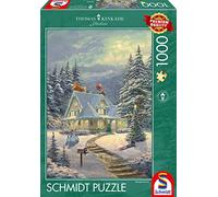 Schmidt | Thomas Kinkade: Christmas Eve Midnight Delivery (1000 Pieces) | Jigsaw Puzzle | Ages 12+