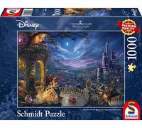 Disney - Beauty and the Beast Dancing in the Moonlight by Thomas Kinkade 1000 Piece Schmidt Puzzle