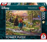 Schmidt Jigsaw Puzzle Thomas Kinkade: Disney Brave – 1000 Pieces – Brand New Sealed