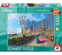 Schmidt | Thomas Kinkade: Disney Frozen Celebrating in Arendelle | 1000 Piece Jigsaw Puzzle | Ages 14+ | 1+ Players