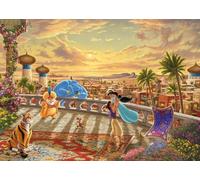 Schmidt | Thomas Kinkade: Disney Jasmine Dancing in the Desert Sunset (1,000 Pieces) | Jigsaw Puzzle | Ages 14+ | 1+ Players