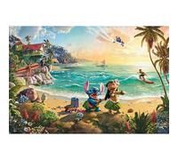 Schmidt | Thomas Kinkade: Disney Lilo and Stitch | 200 Piece Jigsaw Puzzle | Ages 8+ | 1+ Players