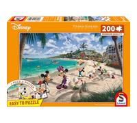 Schmidt | Thomas Kinkade: Disney Mickey & Minnie in Florida (200 Pieces) | Jigsaw Puzzle | Ages 8+ | 1+ Players