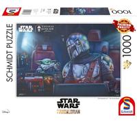 Schmidt | Thomas Kinkade: Disney Star Wars The Mandalorian - Two for the Road - 1,000 -Piece | Jigsaw Puzzle | Ages 12+ |,Black White 1717,28 x 72 inch