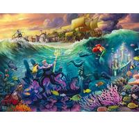 Schmidt - Thomas Kinkade: Disney The Little Mermaid - Ursula (1,000 Pieces) - Jigsaw Puzzle - Ages 14 plus - 1 plus Players