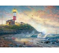 Schmidt | Thomas Kinkade: Lighthouse of Hope (1,000 Pieces) | Jigsaw Puzzle | Ages 14+ | 1+ Players