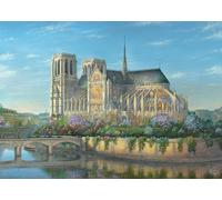 Schmidt Spiele 58796 Notre Dame Thomas Kinkade Jigsaw Puzzle 1000 Pieces