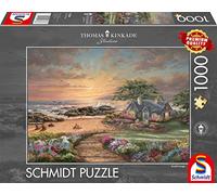 Schmidt | Thomas Kinkade: Seaside Cottage (1,000 Pieces) | Jigsaw Puzzle | Ages 14+ | 1+ Players