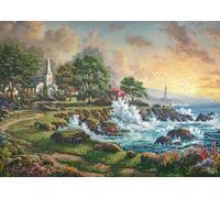 Schmidt | Thomas Kinkade: Seaside Haven (1,000 Pieces) | Jigsaw Puzzle | Ages 14+ | 1+ Players