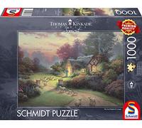 Schmidt | Thomas Kinkade: Spirit The Good Shepherd’s Cottage (1000 Pieces) | Jigsaw Puzzle | Ages 12+