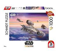 Schmidt Thomas Kinkade Star Wars Mandalorian The Escort 1000 Piece Jigsaw Puzzle