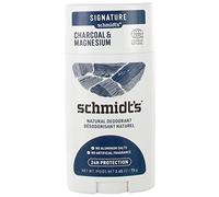 Schmidt's Natural deodorant stick, activated carbon and magnesium deodorant, without aluminium, vegan natural cosmetics for long-lasting freshness, 1 piece, 75 gm