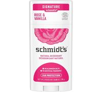 Schmidt's Rose and Vanilla Natural Deodorant Stick for Odour Protection and Wet