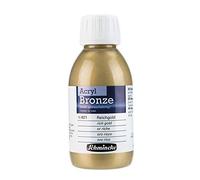 Schmincke - Acrylic bronze, rich gold, 150 ml, 15 821 020, shiny metallic effects on acrylic paintings, paper, canvas, wood, metal, plastic, plaster