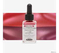 Schmincke Aero Color Acrylic Ink 28ml Metallic Red For Airbrush And Brush